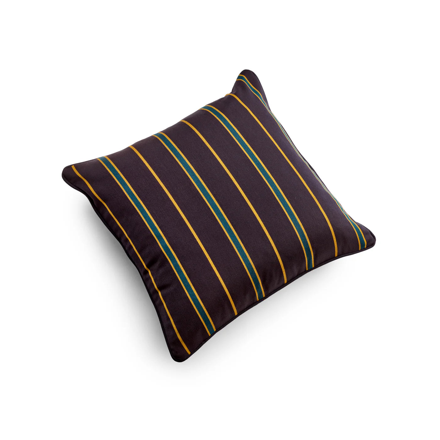 Fox Navy Green Gold Cushion