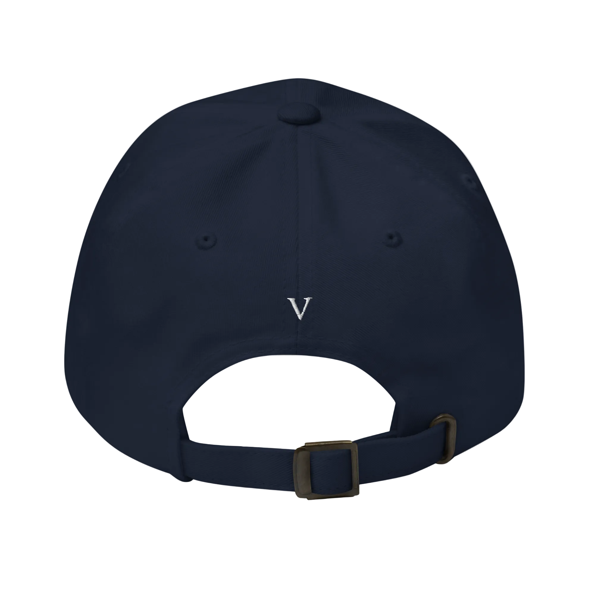 pressing on cap the valet side navy