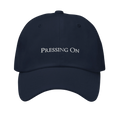 pressing on cap the valet navy