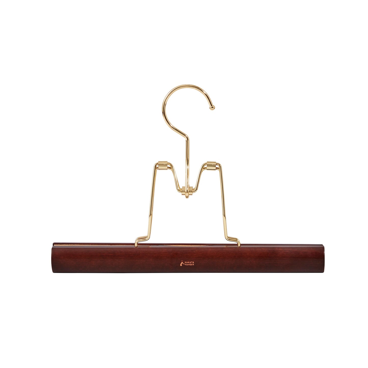 Trouser Clamp Hanger 'Gold Top' by Nakata, Set of 3